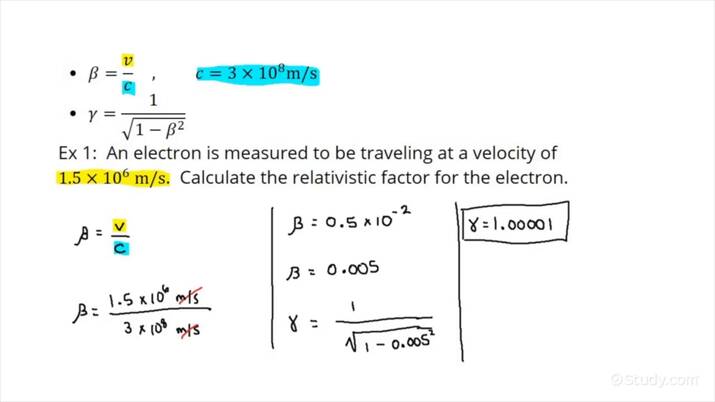 how-to-calculate-the-relativistic-factor-physics-study