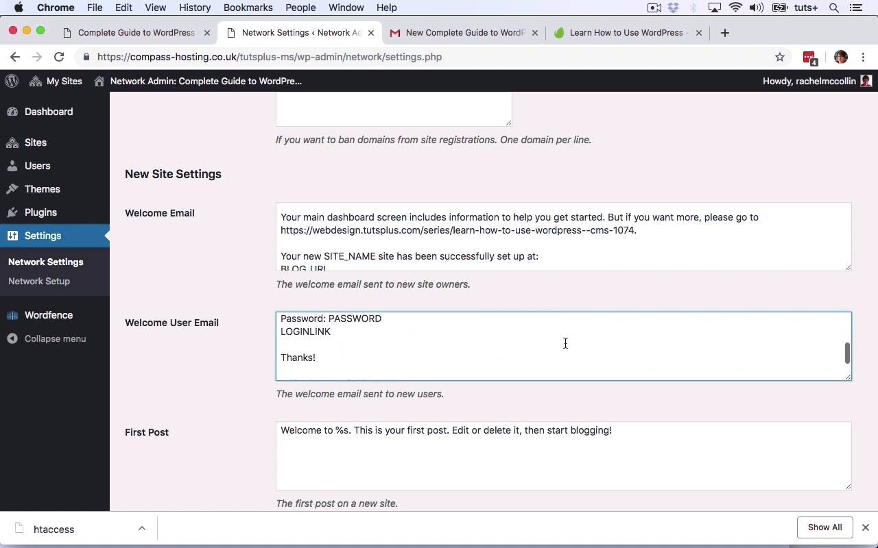 Complete Guide To WordPress Multisite - Configuring Your Network