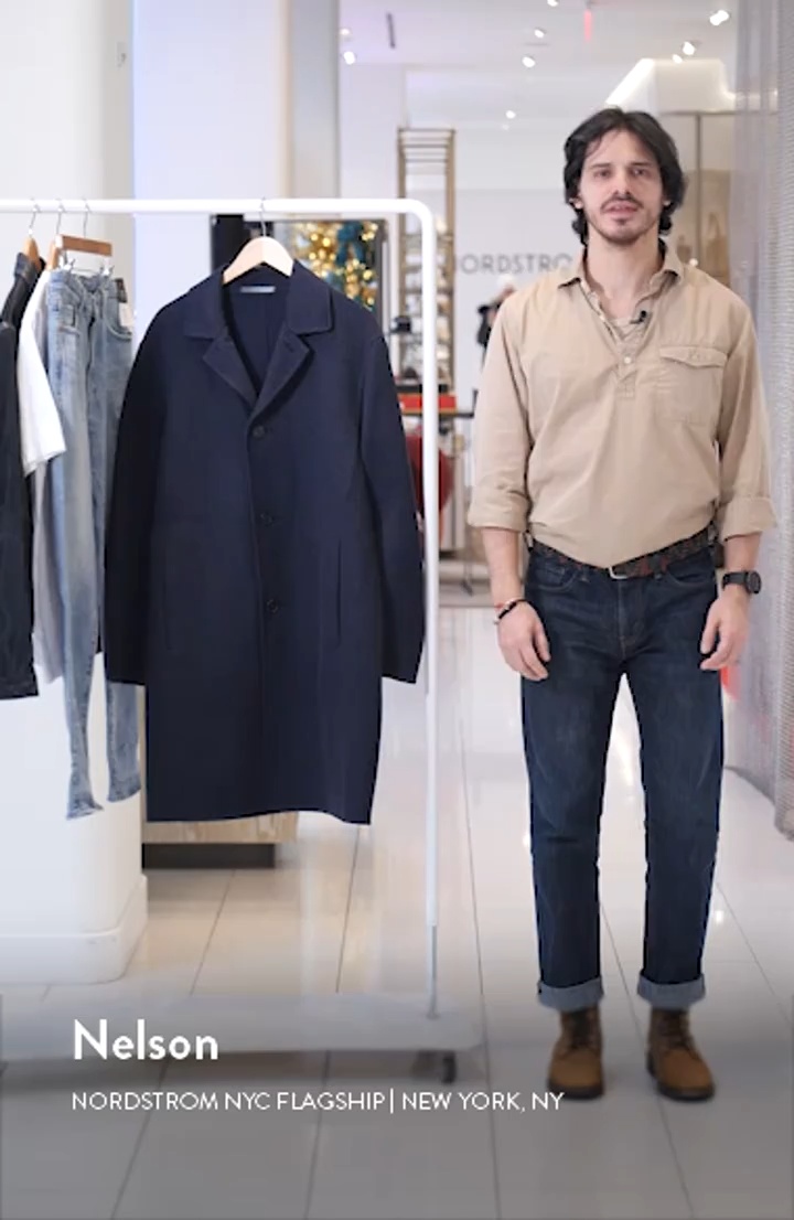 Double Face Wool & Cashmere Topcoat (Men) | Nordstrom