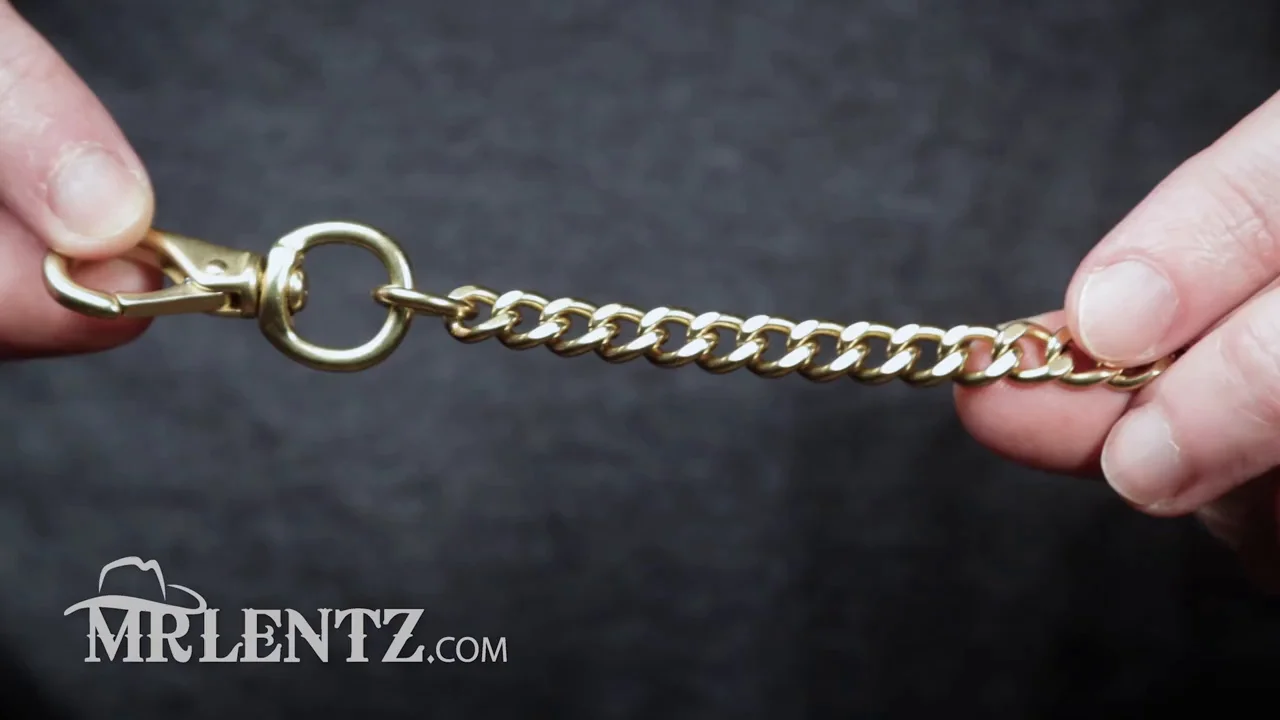 Slim Brass Wallet Chain | Mr. Lentz Shop