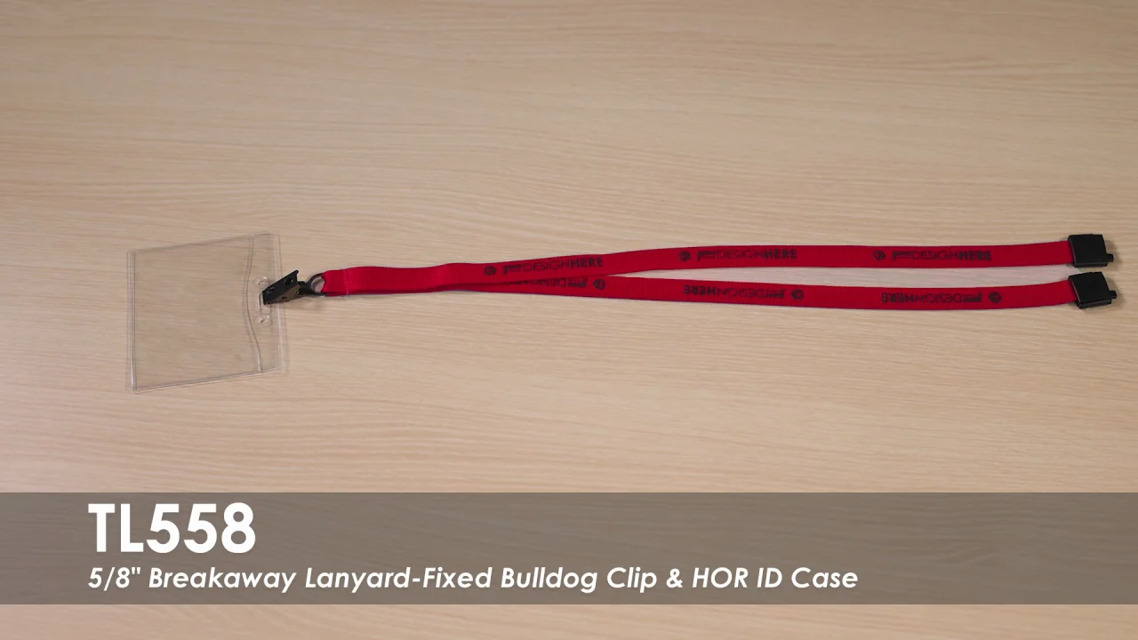 Custom 5/8 Double-Sided Printed Lanyards with Safety Breakaway