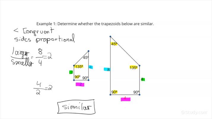 How To Determine Whether Polygons Are Similar Math 1275