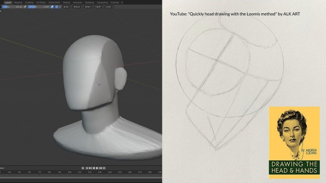 Intro to Sculpting the Human Head CG Cookie Learn Blender, Online Tutorials and Feedback