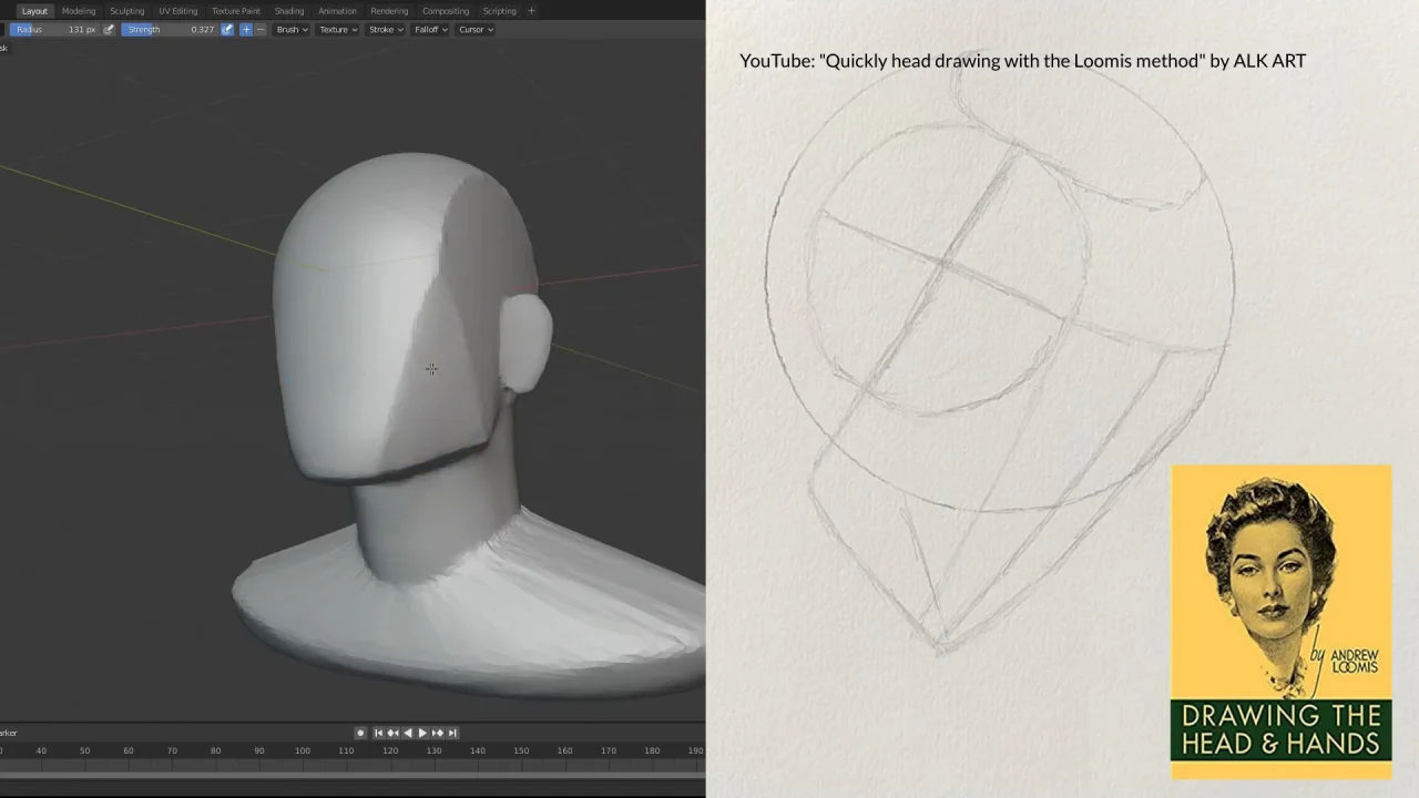 face sculpt study  Blender character modeling, Anatomy sculpture, Sculpting