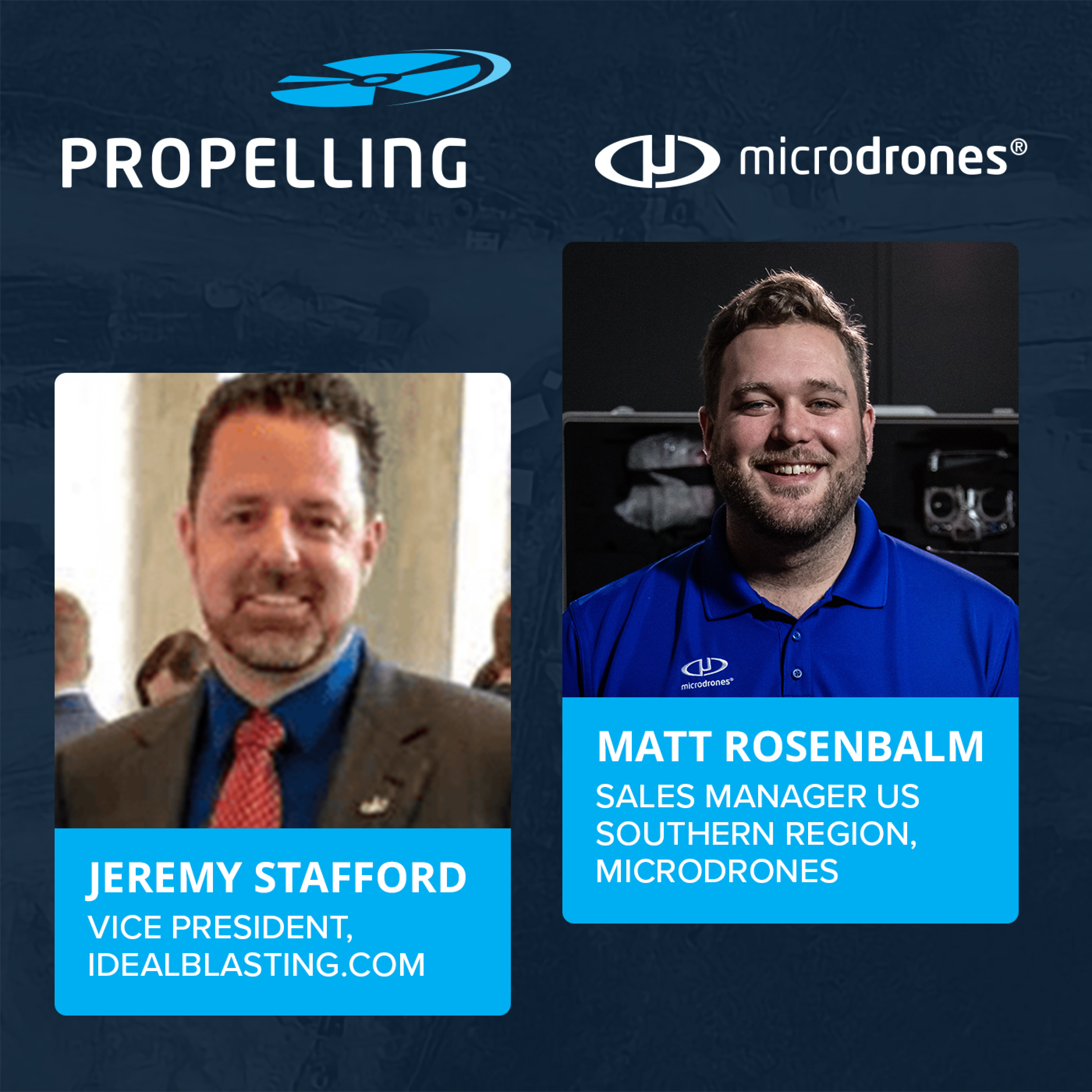 Propelling by Microdrones