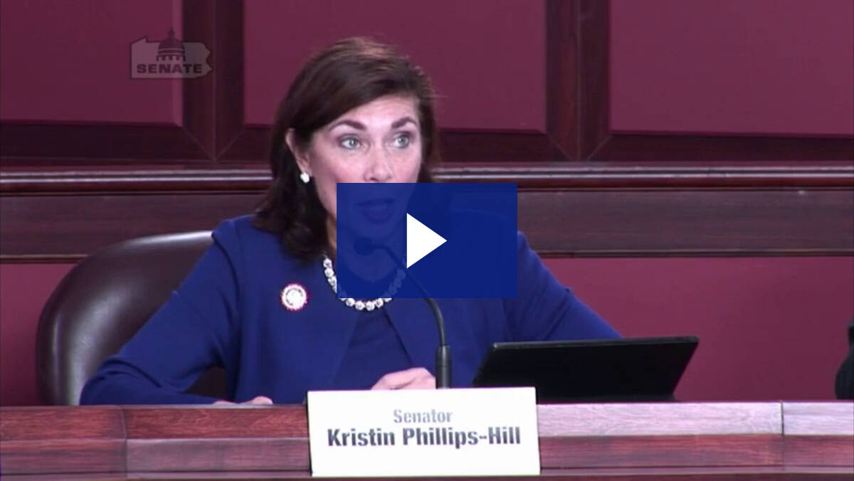 10/20/21 Phillips-Hill testifies on lobbying reform legislation