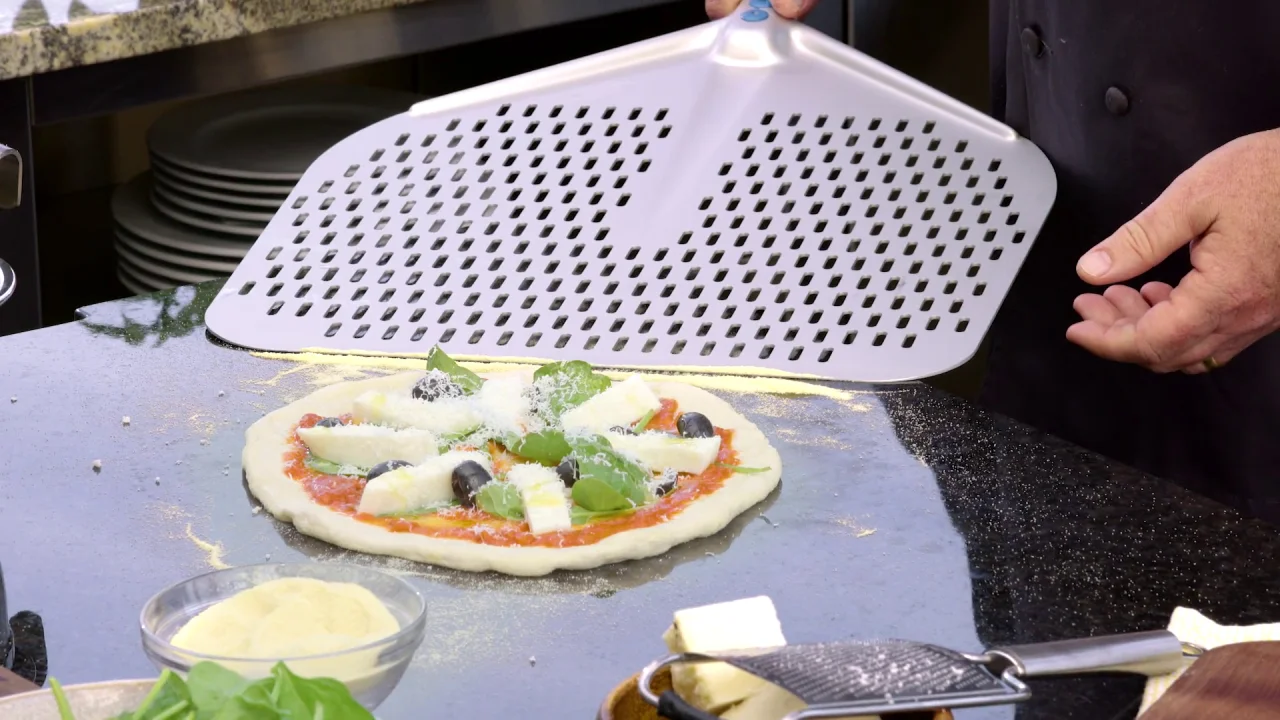 Neapolitan Pizza Cooked in the Kalamazoo Outdoor Gourmet Artisan