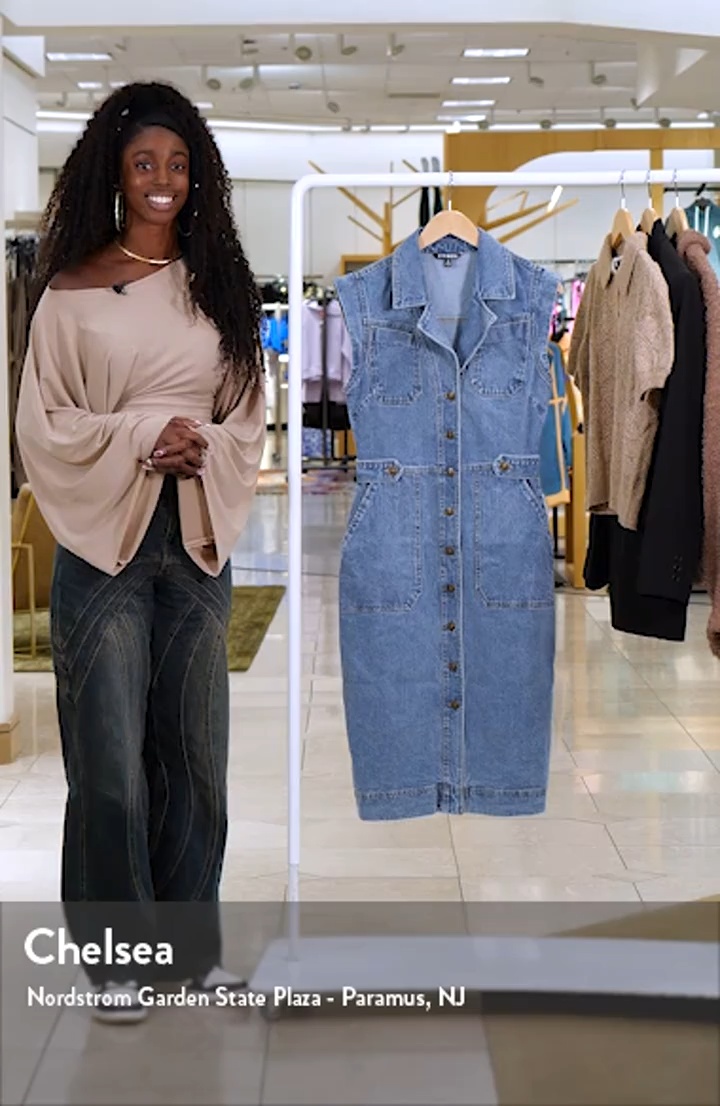 Steve Madden Julieta Denim Midi Dress | Nordstrom