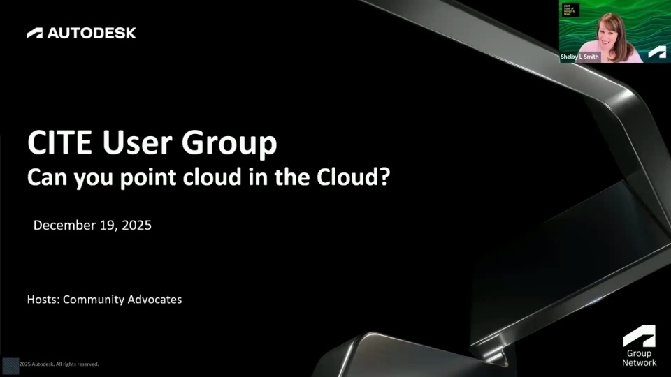 2025-12-10 - Point Cloud in the Cloud - Meeting Notes - Autodesk Community
