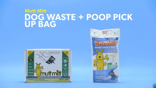 MUTT MITT Dog Waste & Poop Pick Up Bag, 100 count 