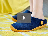 Video for Women's Wool Felt Slippers
