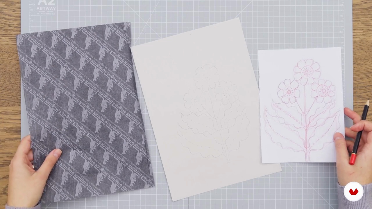 Transferring the Sketch to Paper