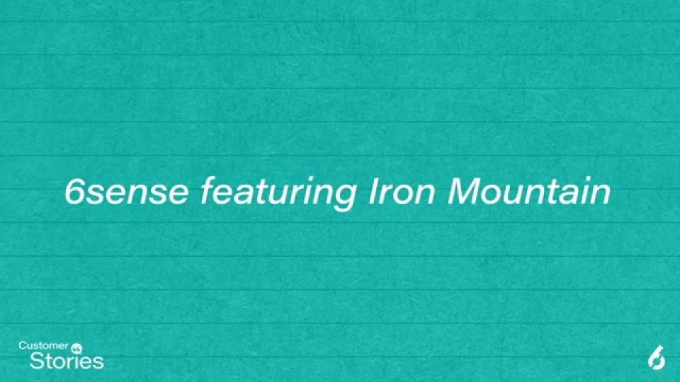 How they’ve used 6sense to unlock a 21x return on investment (ROI)