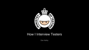 How I Interview Testers image