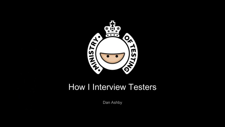 How I Interview Testers