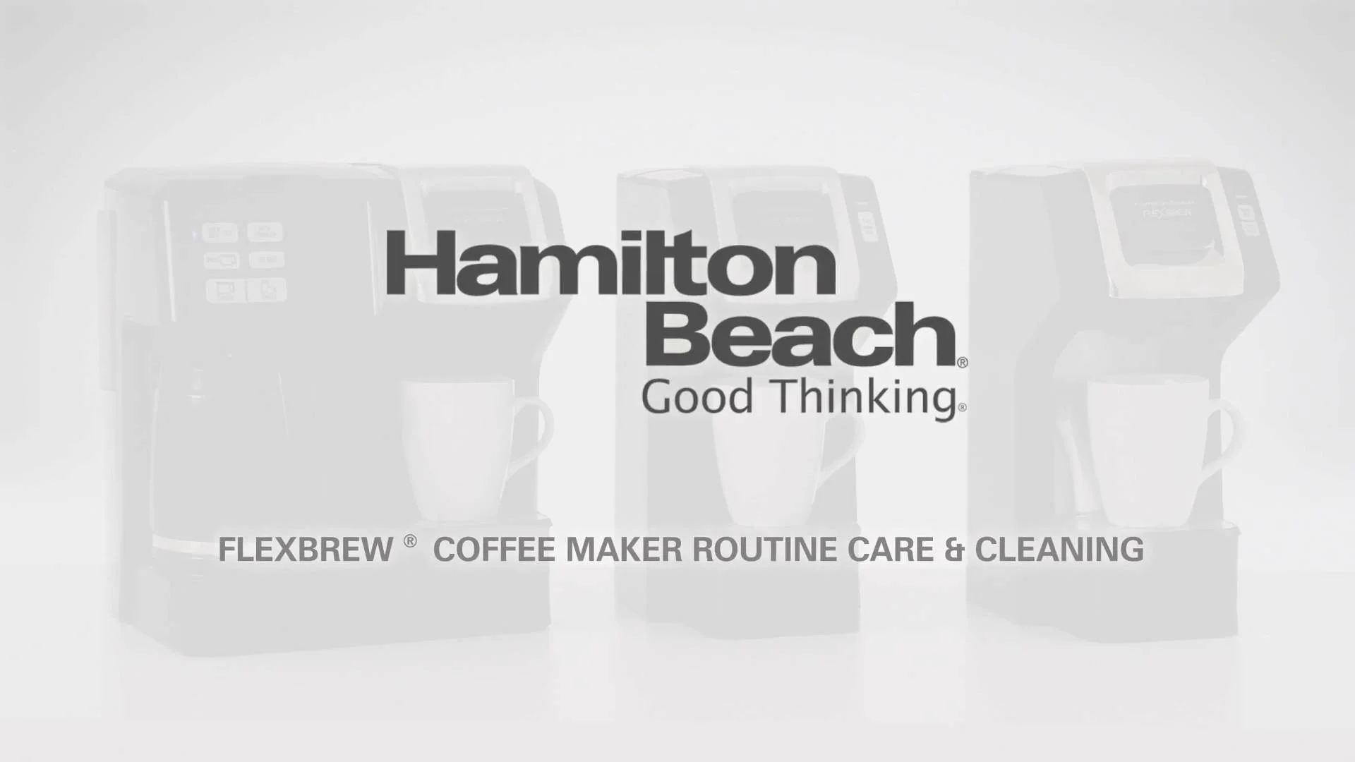 Hamilton Beach 49979 FlexBrew® Single-Serve Plus Coffee Maker In Black &  Silver