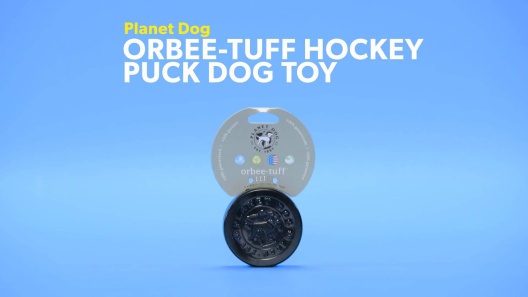 Hockey Puck' Special Rubber Treat Dispensing Dog Toy for Small