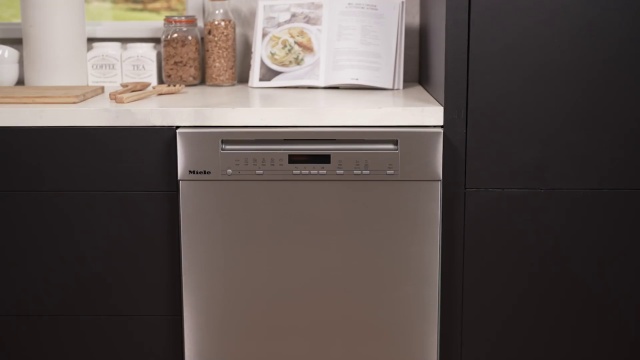 Miele Built-Under Dishwasher with AutoDos Stainless Steel