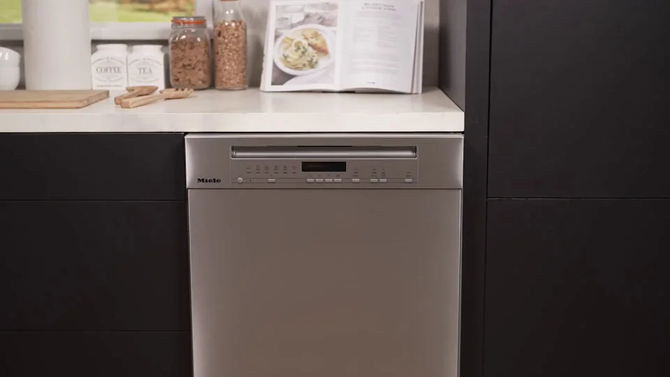 Miele Built-Under Dishwasher with AutoDos Stainless Steel
