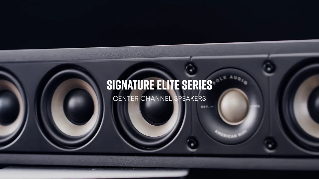 Signature Elite ES35 Channel Center Speaker Polk Audio 