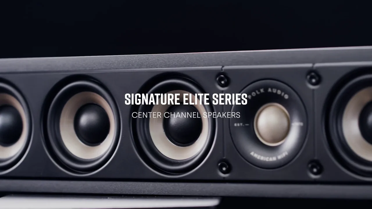 Signature Elite ES35 - High-Quality Slim Center Channel Signature Elite ES35 - High-Quality Slim Center Channel