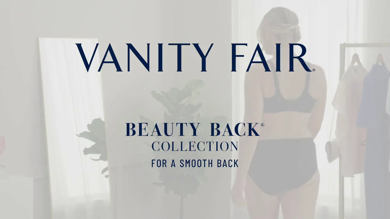 Vanity Fair Women's Beauty Back Minimizer Full Figure Underwire Bra 76080,  Sheer Quartz/Midnight Black/Star White, 38C