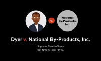 Dyer V National By Products Inc 380 N W 2d 732 1986 Case Brief Summary Quimbee