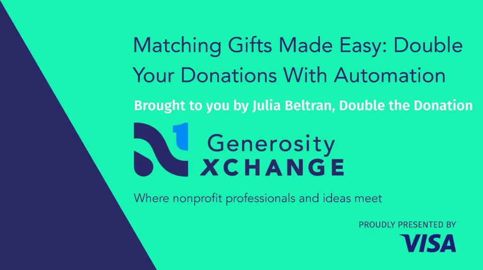 Double the Donation  Matching gifts made easy