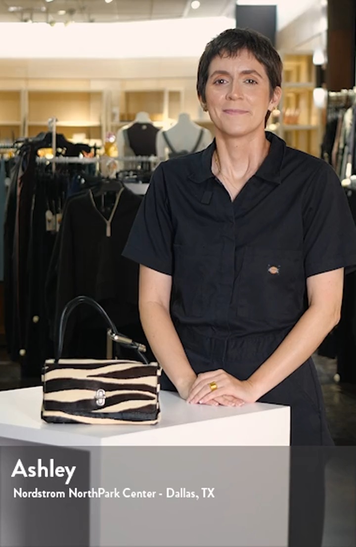 Marc Jacobs The Mini Lil' Link Zebra Genuine Calf Hair Bag | Nordstrom