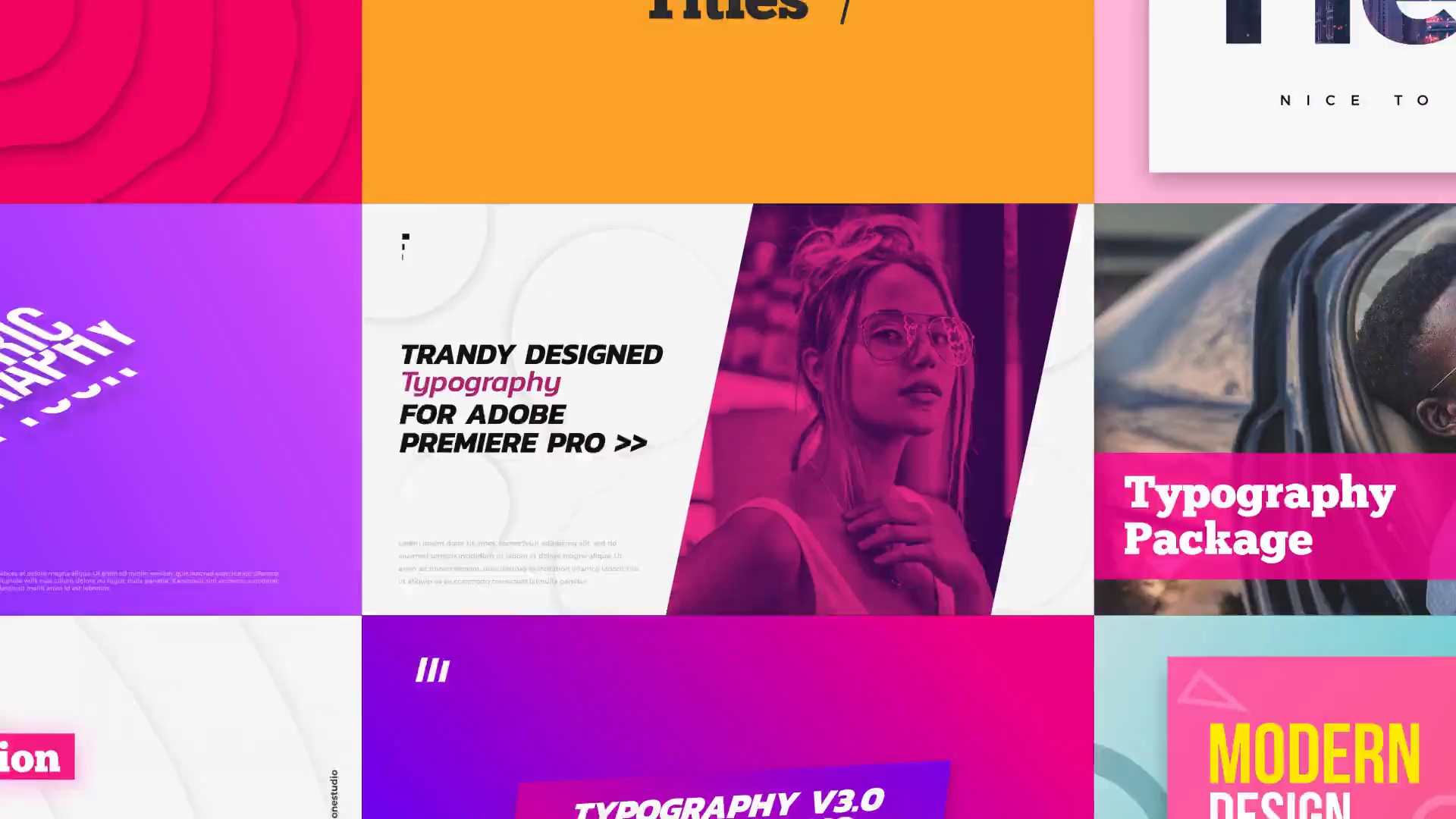 Essential Graphics Premiere Pro Templates