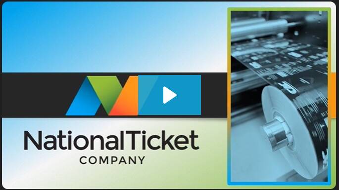 National Ticket Company label printing video