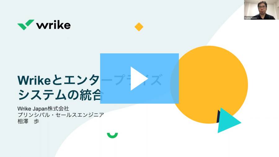 Wrikeとエンタープライズシステムの統合 - Wrike Japan 講演