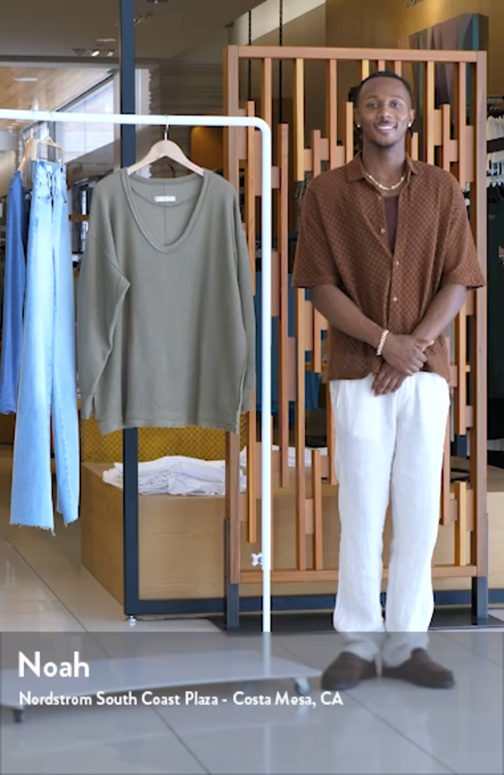 Free People Coast 2 Coast Oversize Thermal Top | Nordstrom