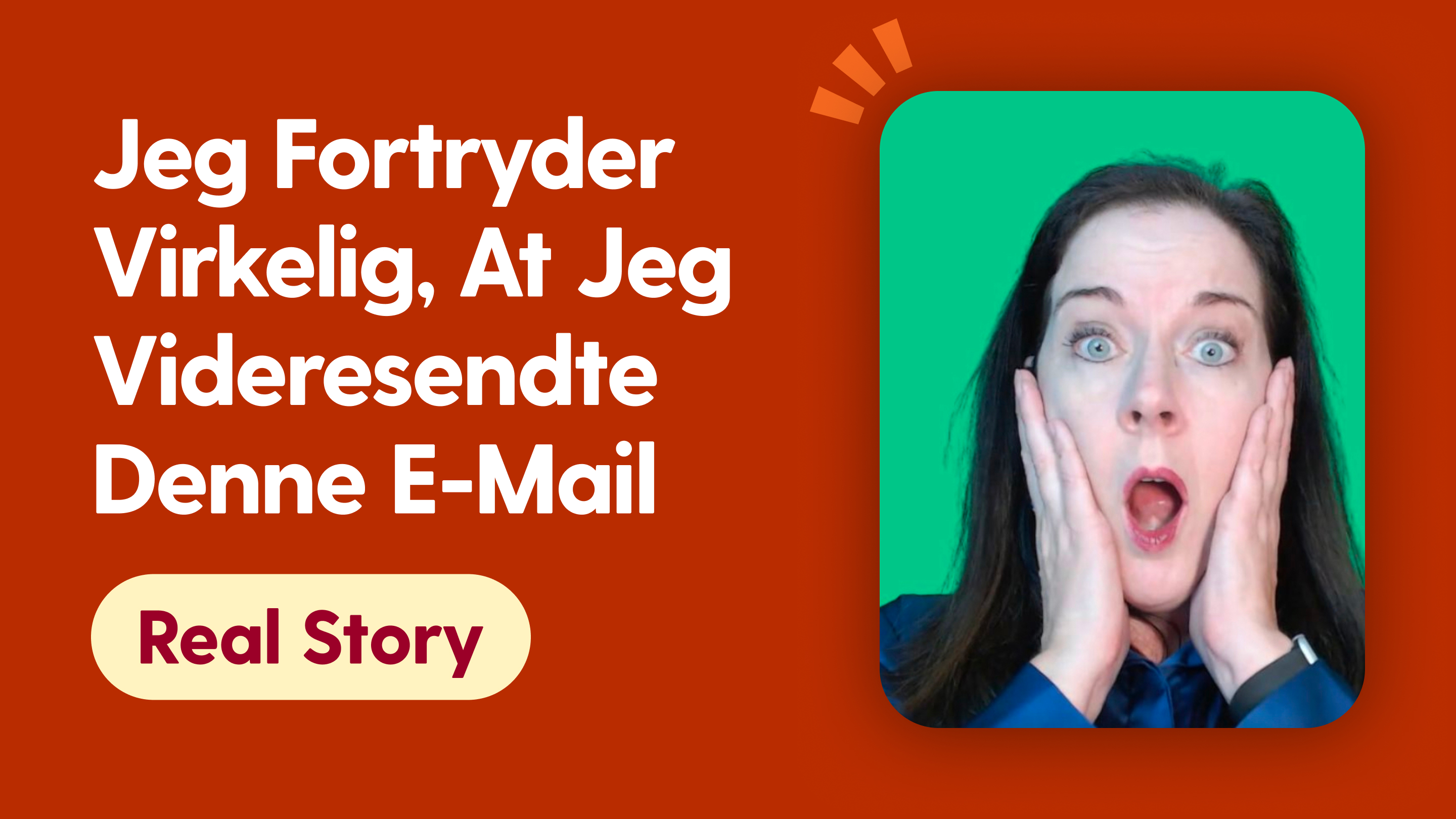 Jeg fortryder virkelig, at jeg videresendte denne e-mail
