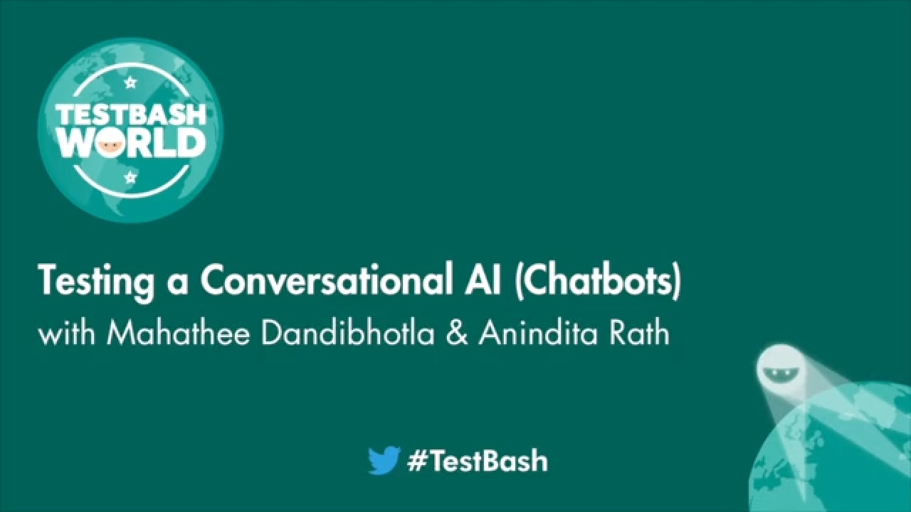 Testing a Conversational AI (Chatbots) - Mahathee Dandibhotla & Anindita Rath image