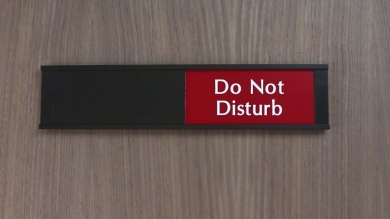 Do Not Disturb SmartSliders™ Sign