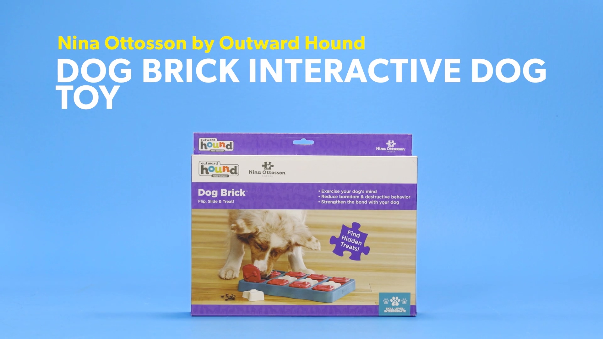 outward hound dog brick toy