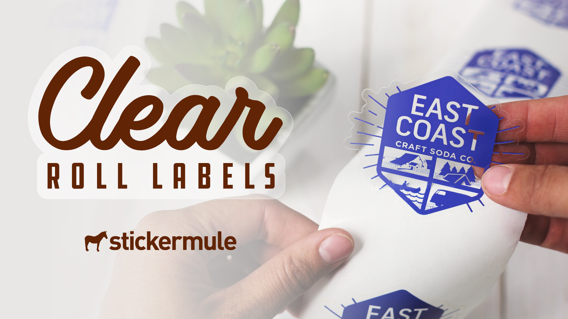 custom clear sticker labels