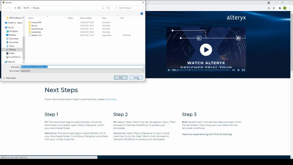 Alteryx Office of Finance Starter Kit - Alteryx