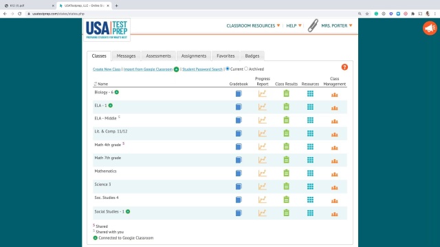 Screenshot from Classroom Resources-Creating Assignments K12 video