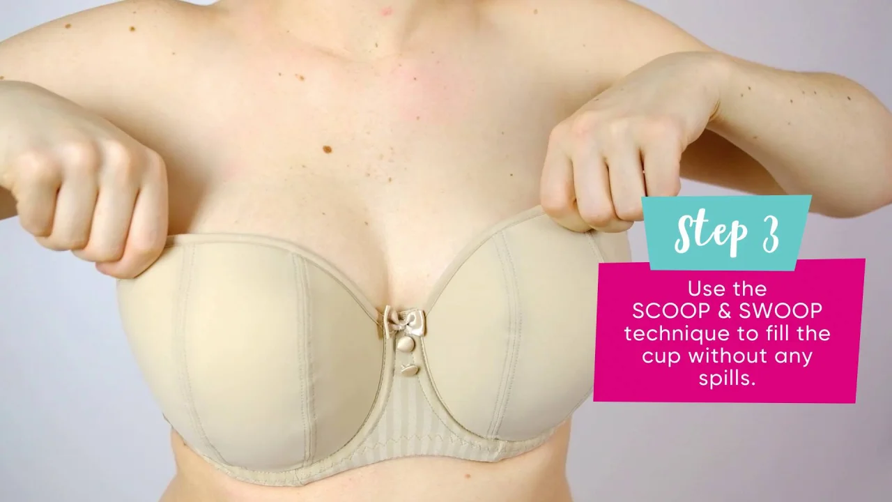 Cacique women’s breast multiway strapless bra 38F