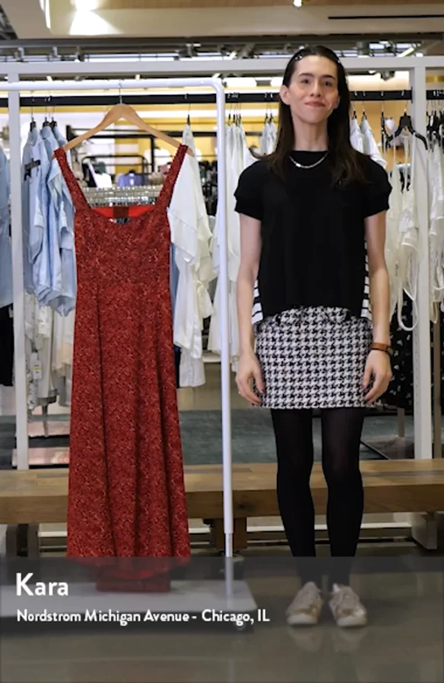 Reformation Lela Floral Print Midi Dress Nordstrom