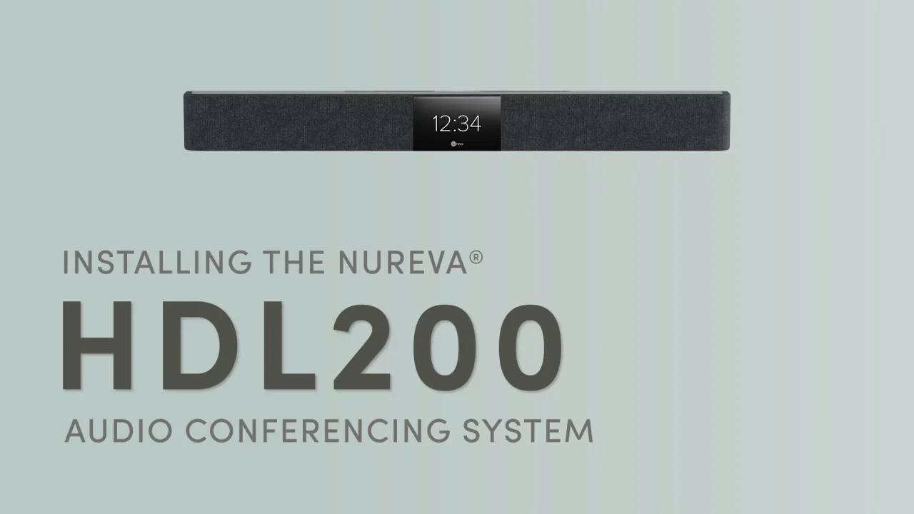 Flexible audio system for medium-sized spaces Nureva HDL200