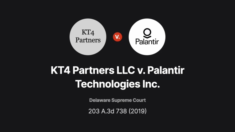 KT4 Partners LLC v. Palantir Technologies Inc.