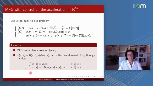 Deterministics Mean Field Games With Control On The Acceleration