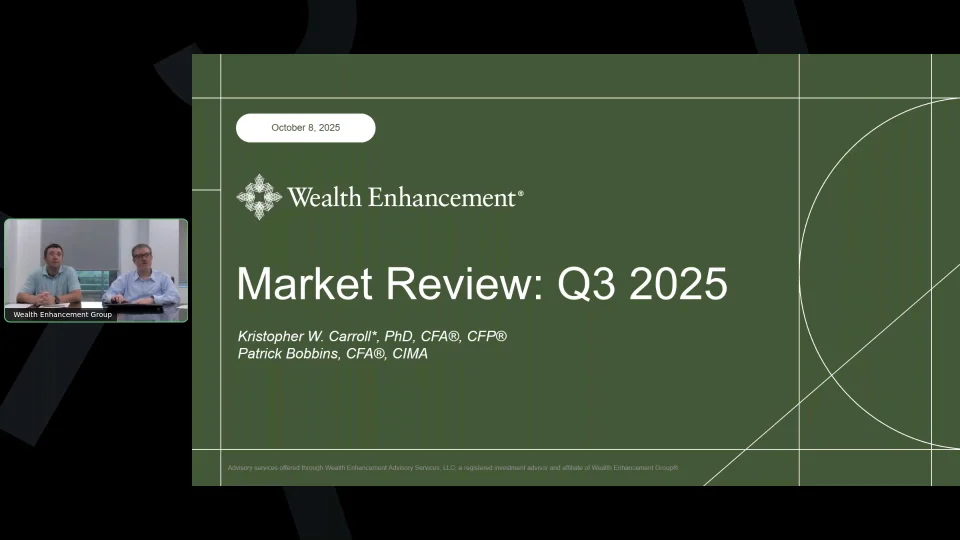 Webinar Replay | Third Quarter 2025 Market Review- October 8