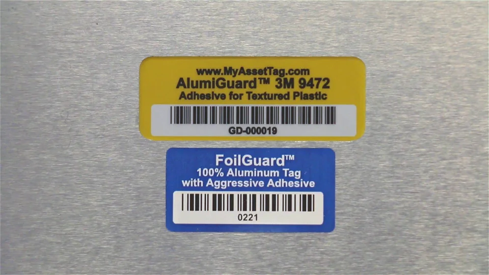 FoilGuard® Metal Asset Labels