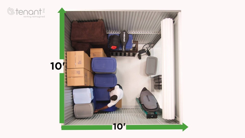 10x10 Storage Unit video tour