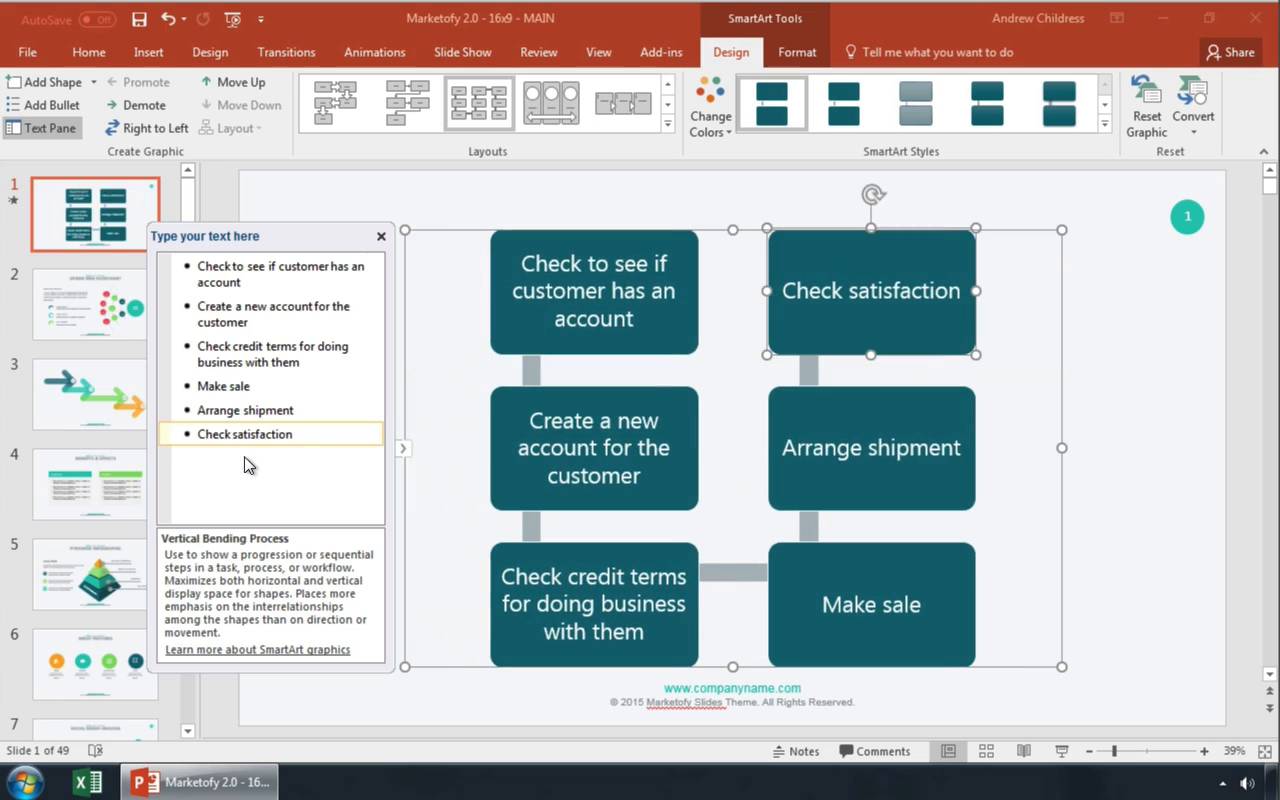 how-to-insert-excel-table-in-powerpoint-macbook-process-flow-chart