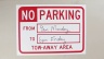 Temporary Parking Sign Books